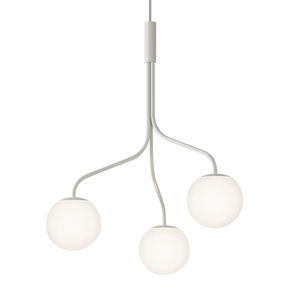 The Curve Cluster Single Large Pendant Glass by Zero Interior 0